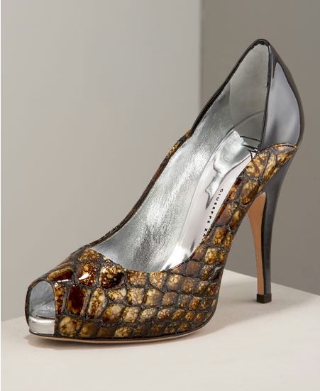 Giuseppe Zanotti Snake-Embossed Pump