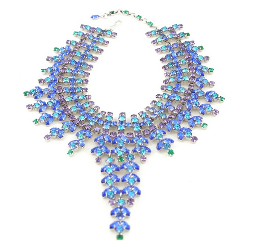 1950’s Austrian Crystal Bib Necklace