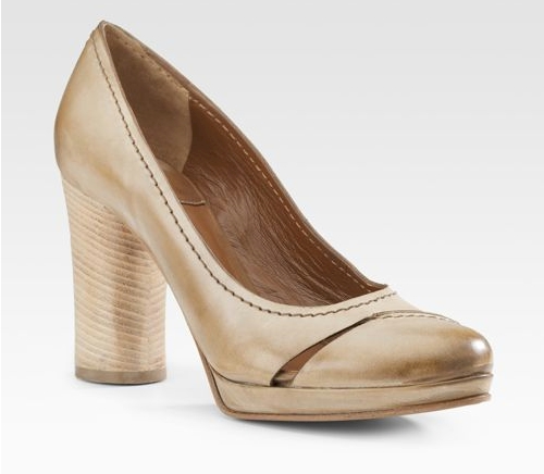 Chloé Leather Platform Pumps