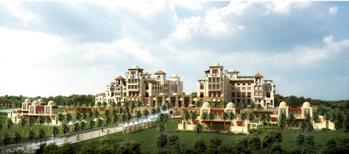 Hotel at the Tiger Woods Dubai resort designed by Elle Saab