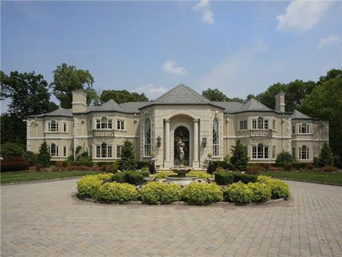 $19.8 Million European Limestone Manor in Saddle River, New Jersey