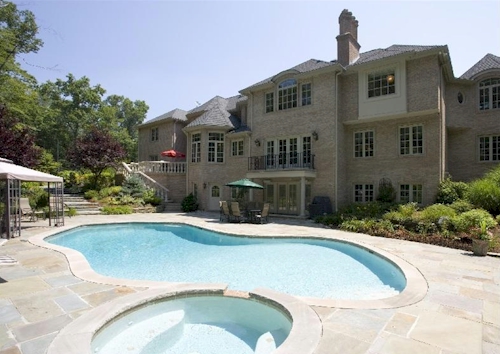 Pool and Back of Home.