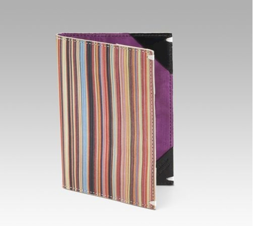 Paul Smith Multistripe Leather Passport Case