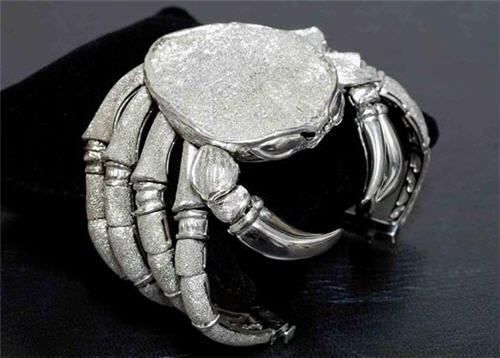 Antonio Palladino Silver Crab Bracelet