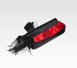 Christian Louboutin Cancan Satin Clutch