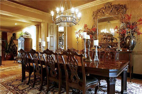 southern colonial dining room