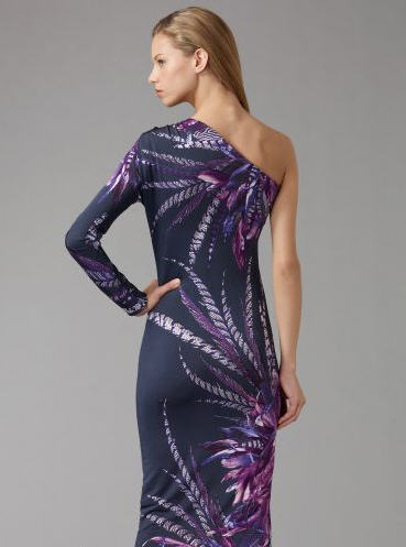 Just Cavalli One-Shoulder Jersey Dress