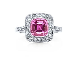 Tiffany Legacy Collection Pink Sapphire Ring