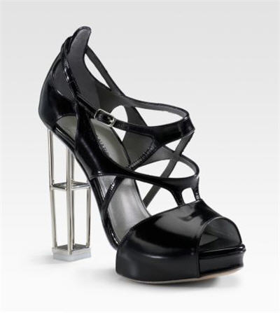 Costume National Peep-Toe Sandals