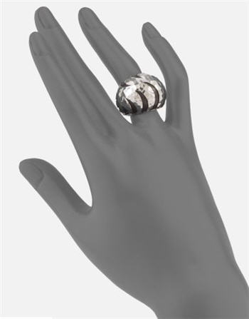 John Hardy Sterling Silver Dome Ring 2