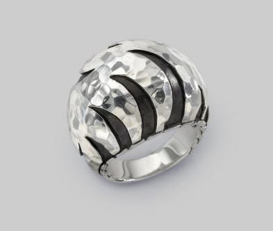 John Hardy Sterling Silver Dome Ring