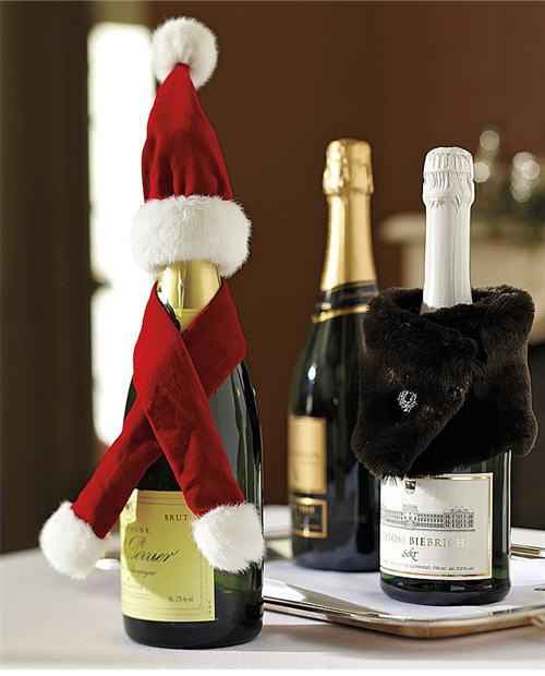 Christmas Wine Bottle Accessories