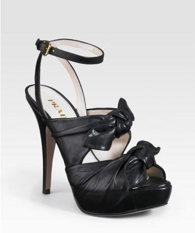 Prada Knotted Sandals