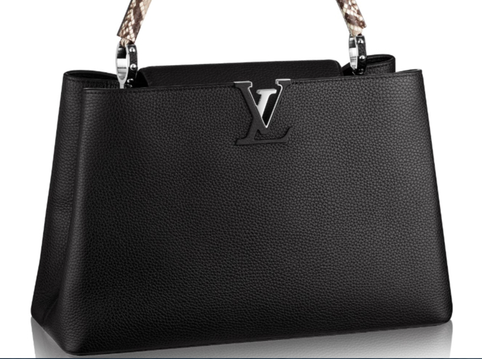 Louis Vuitton Capucines MM with Python Handle - Exotic Excess