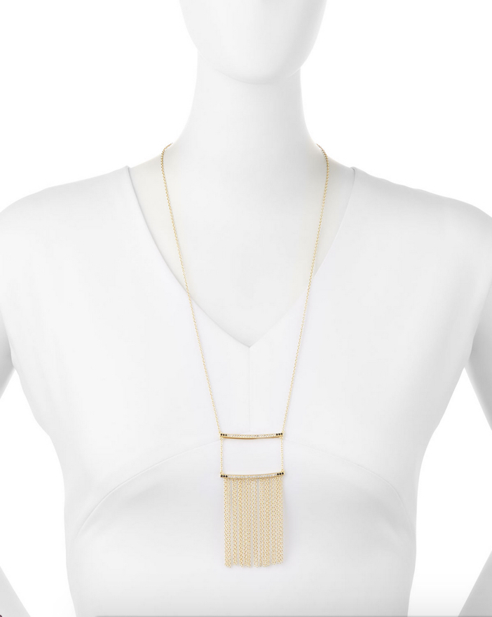 Elizabeth and James Ollie Vago Chain Fringe Necklace 2