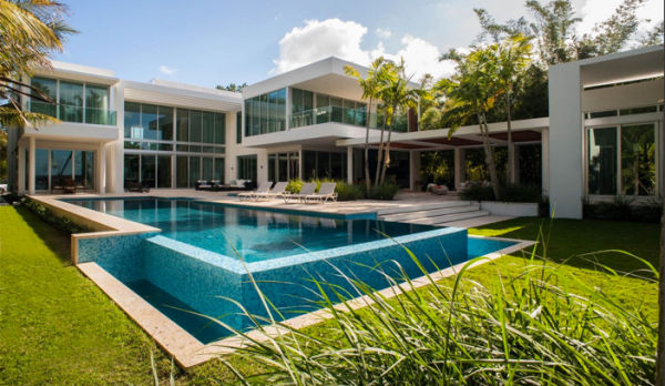 Estate Of The Day 32 Million Modern Mansion In Miami Beach Florida