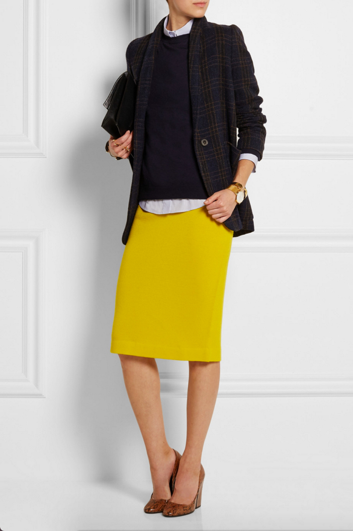 J.CREW Albee Merino Wool Jersey Skirt 3