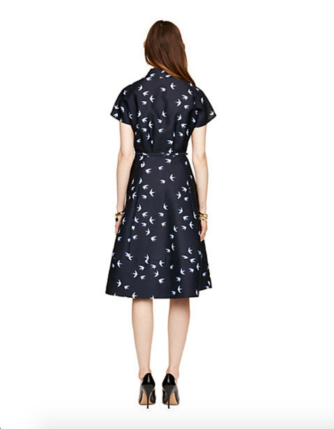 Kate Spade New York Winter Swallow Structured Shirtdress 2