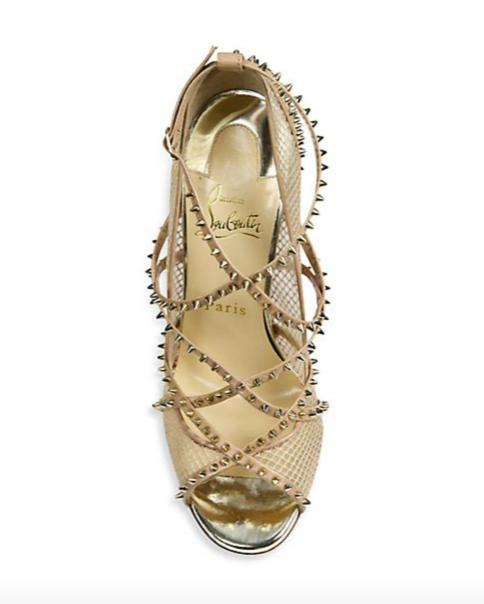 christian louboutin replica shoes - Shoe of the Day: Christian Louboutin Alarc Spiked Strappy Sandals