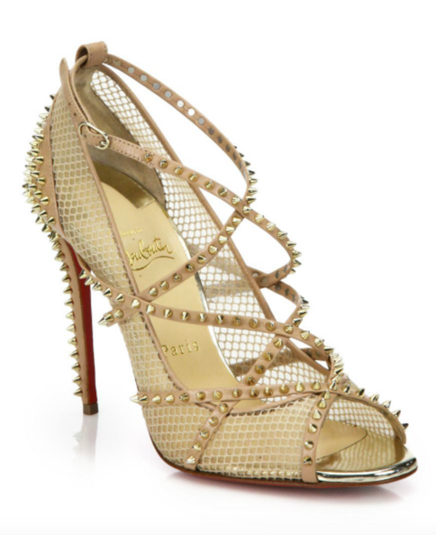 Christian Louboutin Alarc Spiked Strappy Sandals