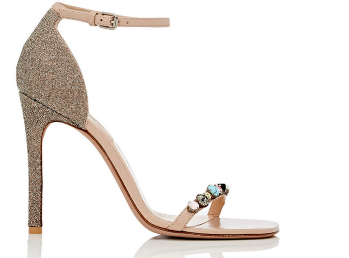 Valentino Embellished Ankle-Strap Sandals 3