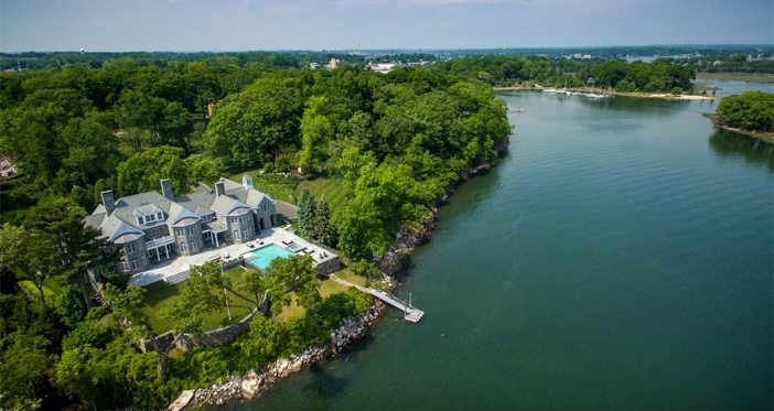 $11.9 Million Elegant Waterfront Georgian Colonial Mansion in Connecticut 5