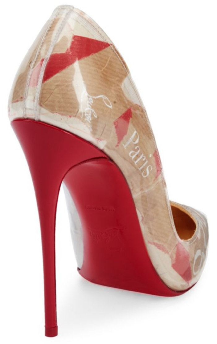 Shoe of the Day Christian Louboutin So Kate Kraft Paper Stilettos