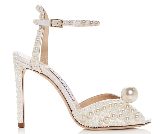 Jimmy Choo Sacora Peep-Toe Pumps