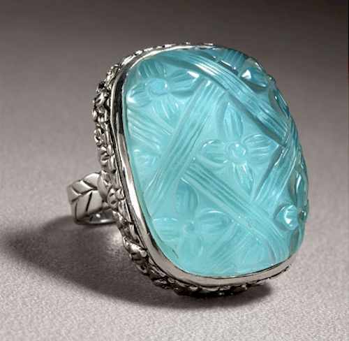 Stephen Dweck Carved Quartzite Ring - Exotic Excess