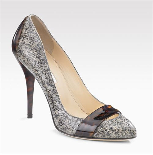 Shoe of the Day: Oscar de la Renta Patent Pumps - Exotic Excess