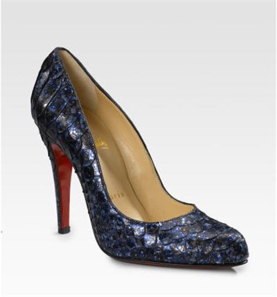 Shoe of the Day: Christian Louboutin Python Pumps - Exotic Excess