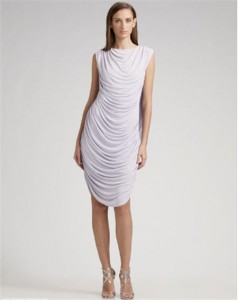 Michael Kors Draped Cowl-Back Dress - Exotic Excess