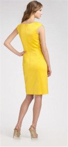 David Meister Cap-Sleeve Belted Dress - Exotic Excess