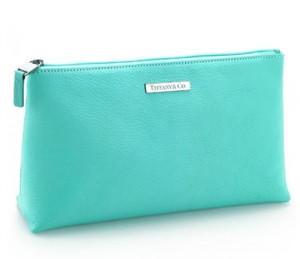 Tiffany Blue Leather Cosmetics Bag from Tiffany & Co. - Exotic Excess