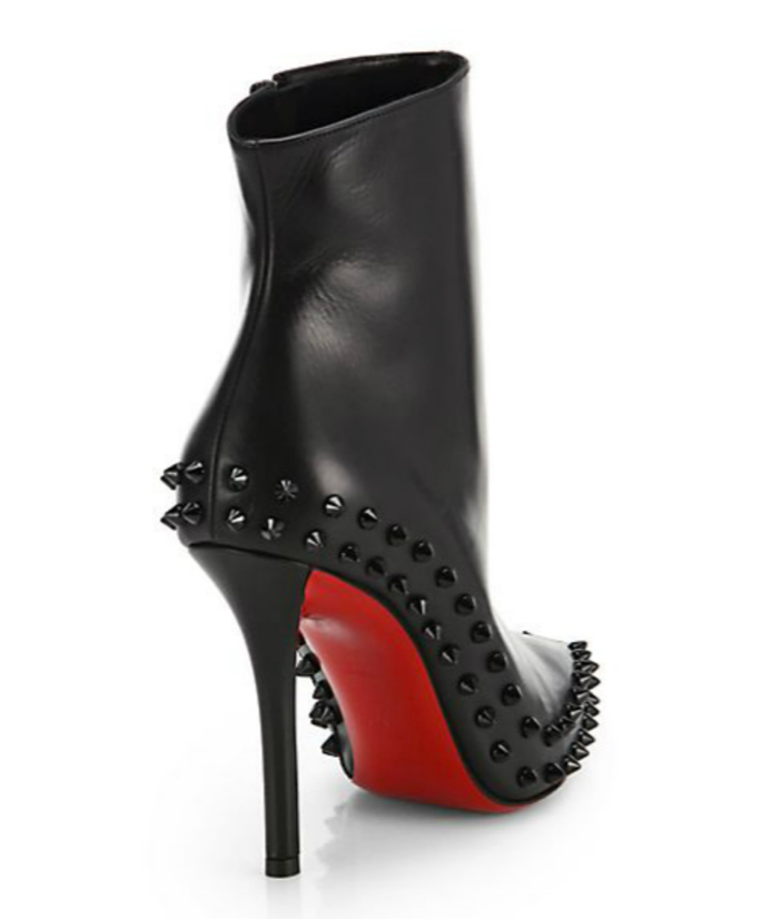 Shoe of the Day: Christian Louboutin Willetta Studded Ankle Boots ...