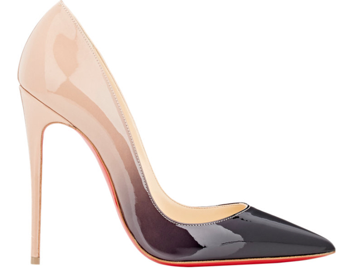 Shoe of the Day: Christian Louboutin Dégradé Patent So Kate Pumps ...