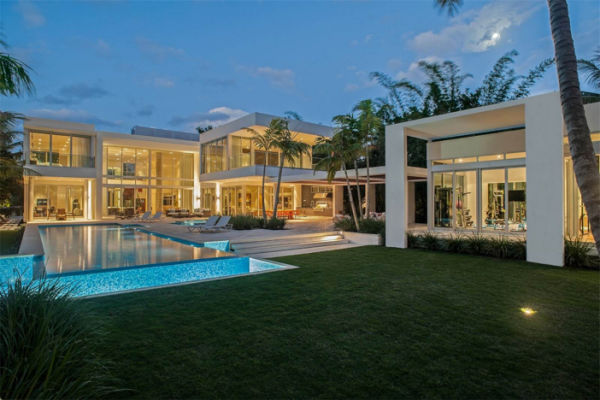 Estate of the Day: $32 Million Modern Mansion in Miami Beach, Florida ...