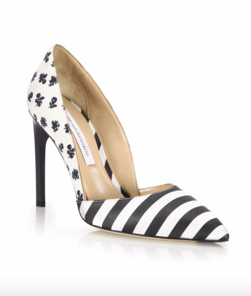 Shoe of the Day: Diane von Furstenberg Myriam Mixed-Print Pumps ...