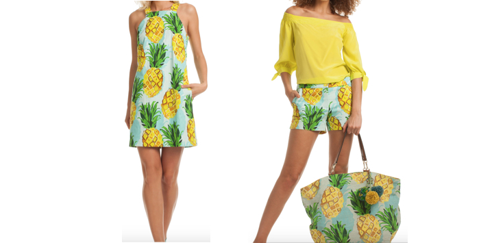 trina turk pineapple dress