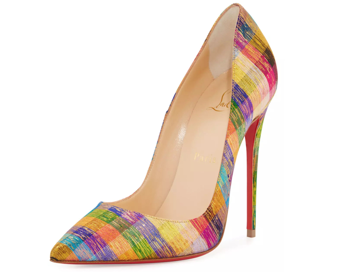 Shoe of the Day: Christian Louboutin So Kate Plaid Pump - Exotic Excess