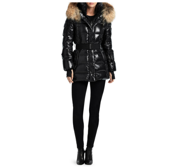 Sam. Millennium Fox Fur Trim Puffer Jacket - Exotic Excess