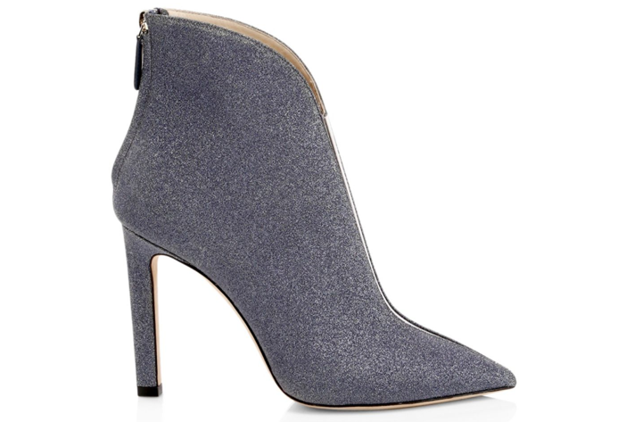 Shoe of the Day: Jimmy Choo Bowie 100 Glitter Stiletto Booties - Exotic ...