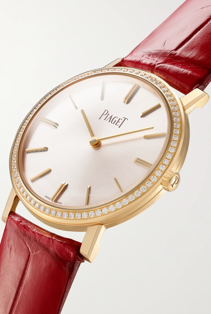 Piaget Altiplano Automatic 35mm Alligator and Diamond Watch